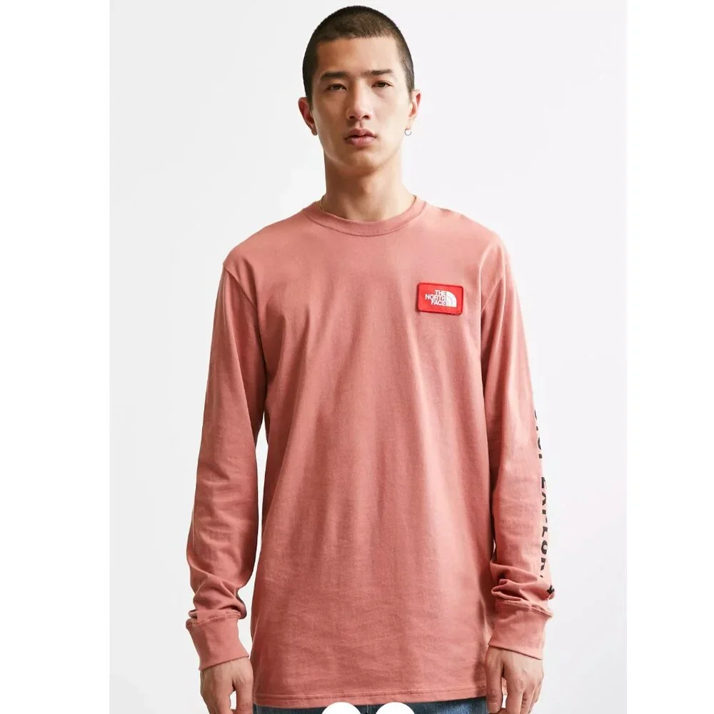 The North Face Patch Long Sleeve Tee Urban Outfitter Exclusive Size M Mens